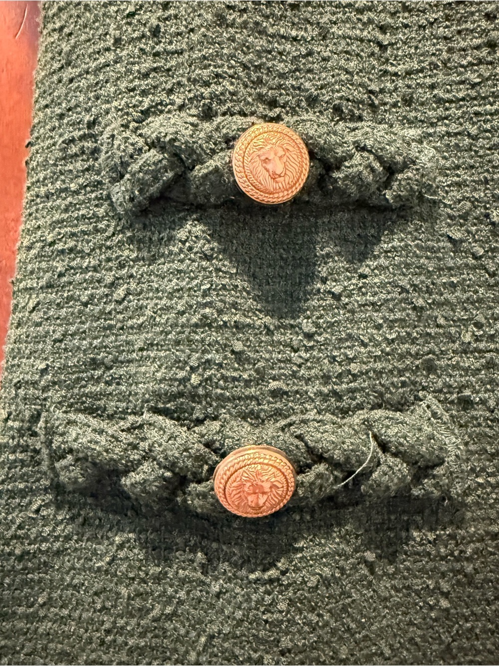 Tuckernuck Hunter Green Tweed Mini Dress - Picture 4 of 4